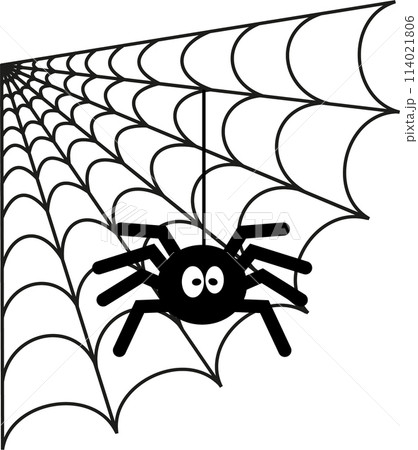 spider in the spider web illustrator spider in the spider web illustrator 114021806