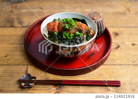 おぼろ昆布漬け明太子丼 おぼろ昆布漬け明太子丼 114021918