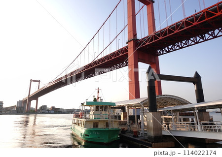 若戸大橋　九州　福岡　北九州　若松　戸畑 114022174