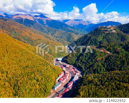 Rosa Khutor alpine ski resort, Sochi 114022932
