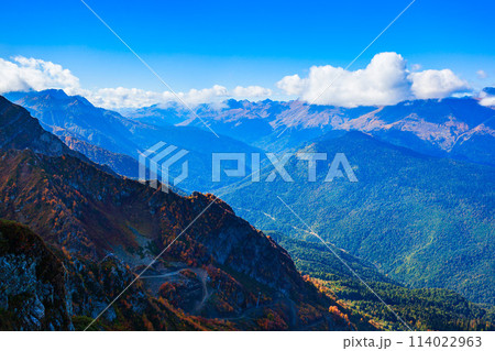 Caucasus mountains, Rosa Khutor, Sochi 114022963