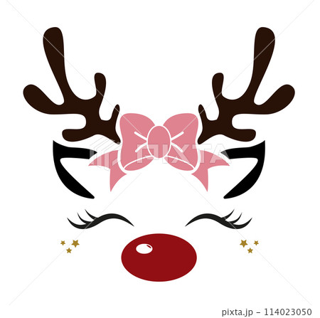 christmus woman face vector 114023050