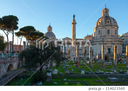 The Trajan's Forum in Rome The Trajan's Forum in Rome 114023560