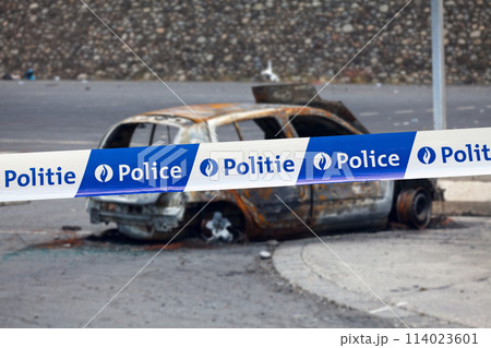 Belgian police tape 114023601