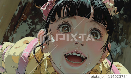 「ほら、かかってきなさいよ」って挑発している女子小学生