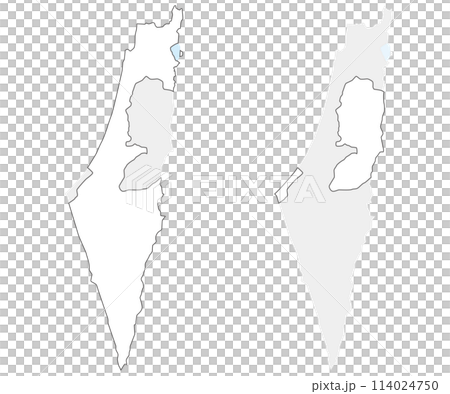 Set of maps of Israel and Palestine, simple Set of maps of Israel and Palestine, simple 114024750