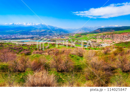 Charvak, Xojikent town in Chimgan, Uzbekistan 114025847