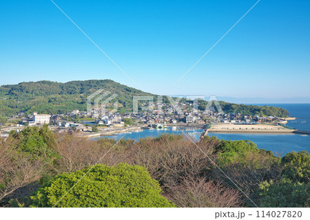 【竹崎城址からの風景 (竹崎城址展望台公園)】 佐賀県藤津郡太良町竹崎 114027820