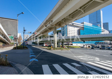 東京都港区の赤坂見附交差点 東京都港区の赤坂見附交差点 114029152