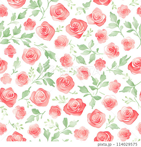 Seamless roses pattern Seamless roses pattern 114029575