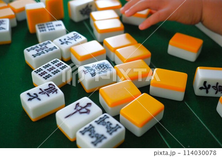 麻雀牌をランダムに並べる 麻雀牌をランダムに並べる 114030078