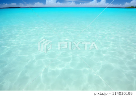 turquoise clear water 114030199