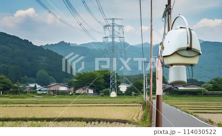 田んぼのある風景 114030522
