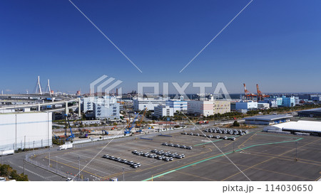 横浜 大黒ふ頭の街並み 横浜 大黒ふ頭の街並み 114030650
