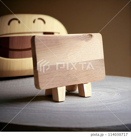 Empty wooden sign, plate, template, wooden texture - AI generated image Empty wooden sign, plate, template, wooden texture - AI generated image 114030717