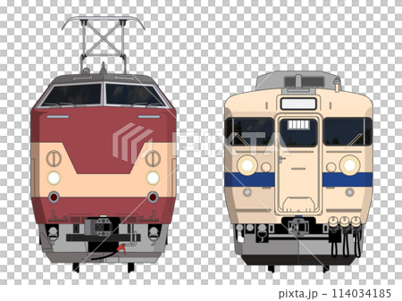 山口電車No.2_443系/115系 114034185