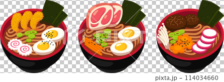 Japanese ramen noodle bowl set Japanese ramen noodle bowl set 114034660