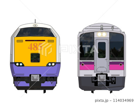 青森の列車No.1_485系3000番台 / 701系100番台 114034969