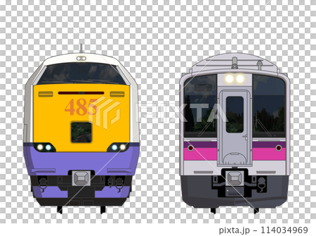 青森の列車No.1_485系3000番台 / 701系100番台 114034969