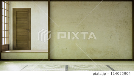 Empty room, original Japanese style mixed with modern minimal. 114035904
