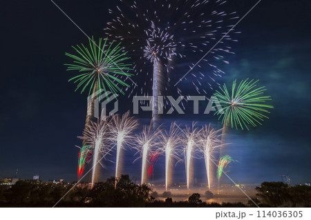 葛飾納涼花火大会 114036305