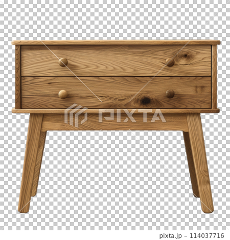 Wooden Dresser With Black Legs and Drawers 114037716