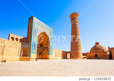 Kalyan Minaret and Mosque in Bukhara, Uzbekistan Kalyan Minaret and Mosque in Bukhara, Uzbekistan 114038072