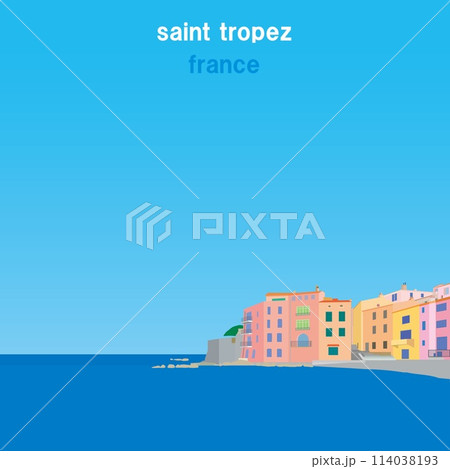 サントロペ saint tropez ビーチ plage コートダジュール フランス サントロペ saint tropez ビーチ plage コートダジュール フランス 114038193