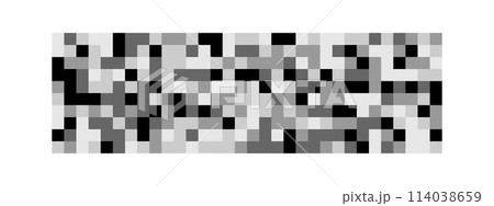 Censorship blurred texture. Gray pixel mosaic background. Checkered pattern to hiding text, image or another forbidden, privacy or adult only content. Vector graphic illustration Censorship blurred texture. Gray pixel mosaic background. Checkered pattern to hiding text, image or another forbidden, privacy or adult only content. Vector graphic illustration 114038659