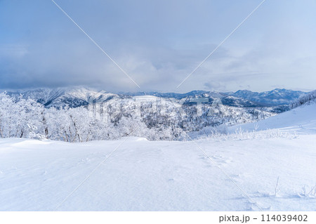 Yuzhno-Sakhalinsk, Match 03.2024 Ski resort Mountain Air Resort, Yuzhno-Sakhalinsk, Russia. 114039402