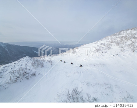 Yuzhno-Sakhalinsk, Match 03.2024 Ski resort Mountain Air Resort, Yuzhno-Sakhalinsk, Russia. 114039412