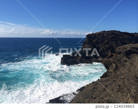 ハワイの美しい海岸の風景 ハワイの美しい海岸の風景 114039665