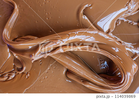 Abstract surface of boiled gelatin close-up. Abstract surface of boiled gelatin close-up. 114039869
