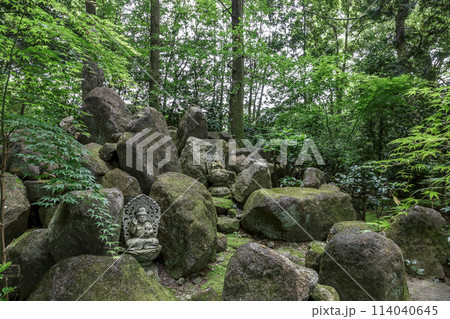苔庭のある寺院として知られる最勝寺十三仏【茨城県筑西市】 苔庭のある寺院として知られる最勝寺十三仏【茨城県筑西市】 114040645
