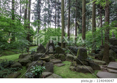 苔庭のある寺院として知られる最勝寺十三仏【茨城県筑西市】 苔庭のある寺院として知られる最勝寺十三仏【茨城県筑西市】 114040647