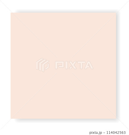 Note sticker realistic colorful clean page with shadow Template for lettering, inscription or post Note sticker realistic colorful clean page with shadow Template for lettering, inscription or post 114042563