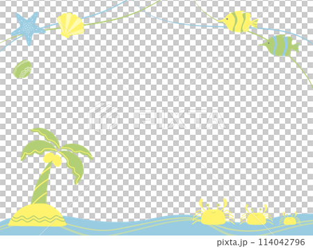 夏季圖像框架 114042796