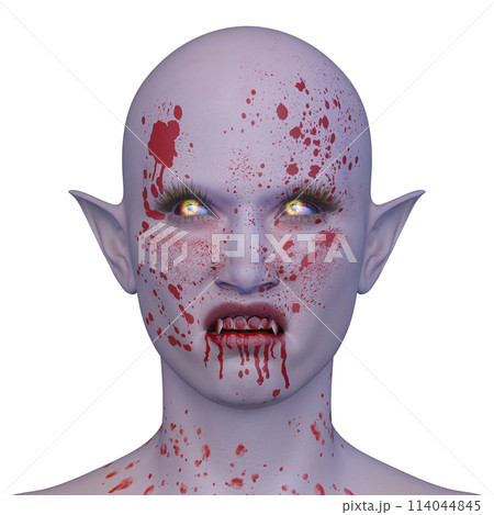 女性エイリアンの顔 114044845