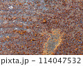 Rusty metal brown close up texture 114047532