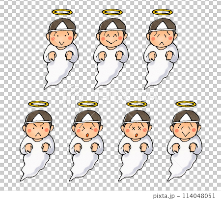 各種表情的鬼魂套裝 114048051
