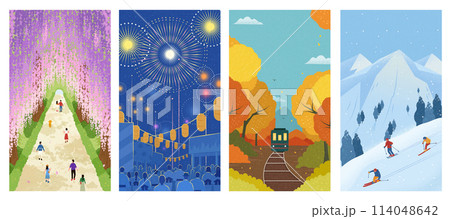 Scenic season landscape wallpaper Scenic season landscape wallpaper 114048642