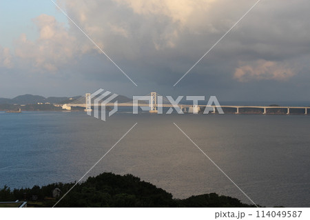 淡路島　大鳴門橋　遠景　兵庫県 114049587