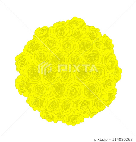 黃薔薇のラウンドブーケ 114050268