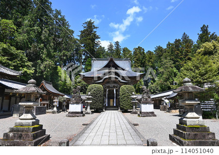 春に詣でた滋賀県日野の馬見岡綿向神社本殿 114051040