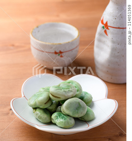 そら豆の塩ゆで 114051369