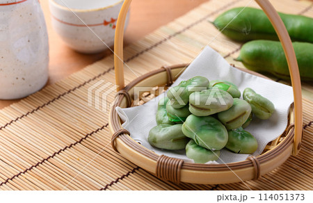 そら豆の塩ゆで 114051373