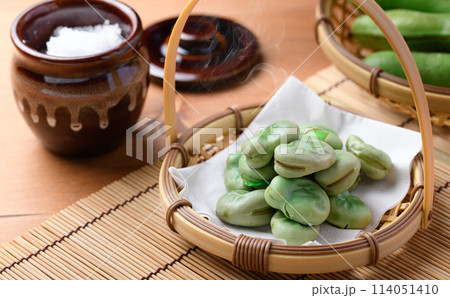そら豆の塩ゆで そら豆の塩ゆで 114051410