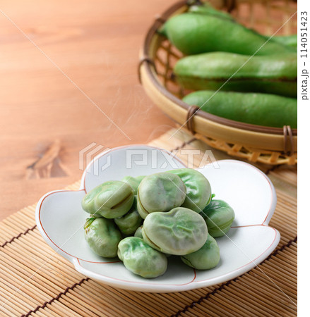 そら豆の塩ゆで 114051423