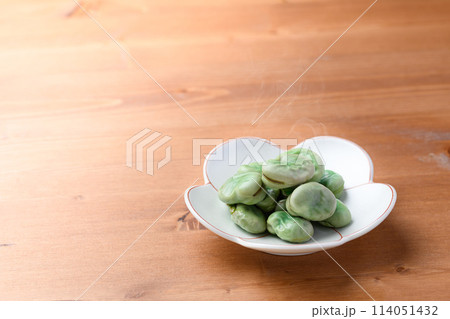 そら豆の塩ゆで そら豆の塩ゆで 114051432