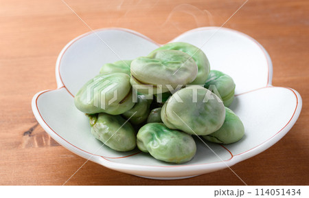 そら豆の塩ゆで 114051434